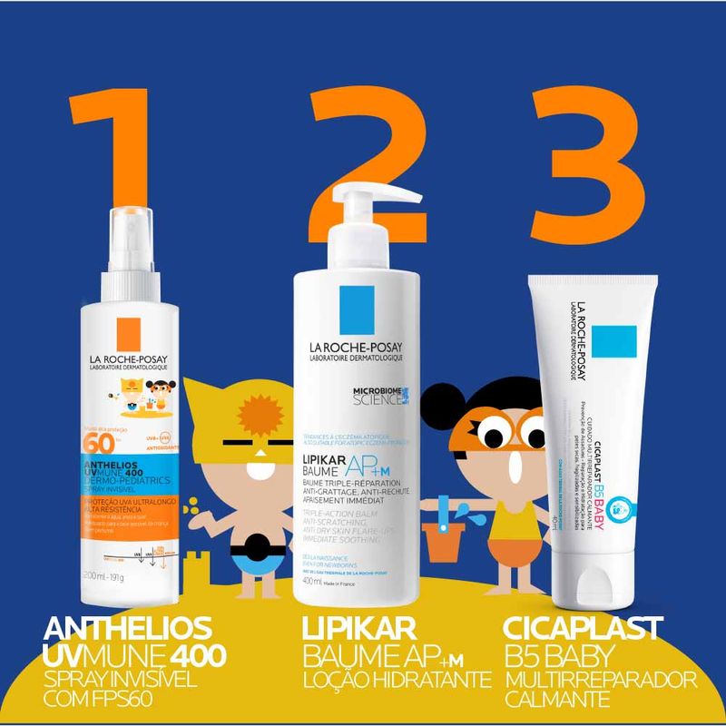 Protetor Solar Infantil La Roche-Posay Anthelios UVMune 400 FPS60 200ml