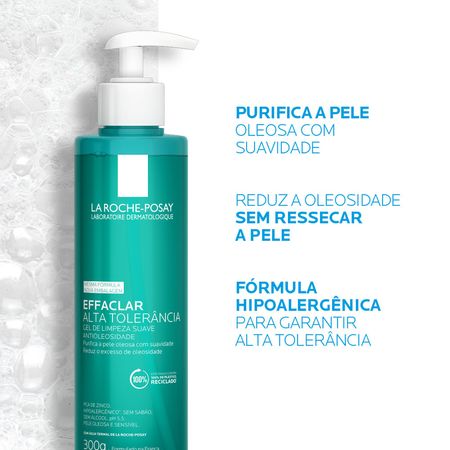 Gel Facial de Limpeza La Roche-Posay Effaclar Alta Tolerância 300 g
