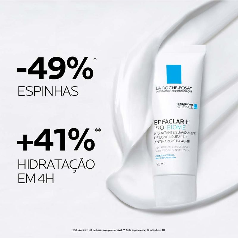 Hidratante Facial La Roche Posay Effaclar H Iso Biome 40ml