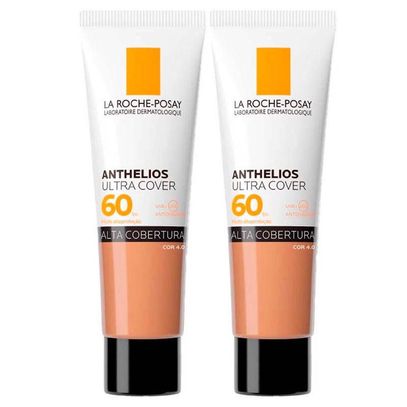 La Roche-Posay Anthelios Ultra Cover Kit com 2 Unidades – Protetor Solar Facial Com Cor FPS60 – 30g Kit