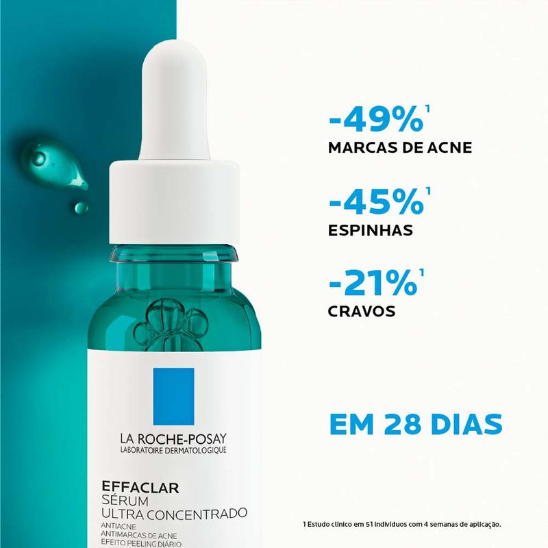 Sérum Ultra Concentrado Antiacne e Antimarcas La Roche-Posay Effaclar 15ml